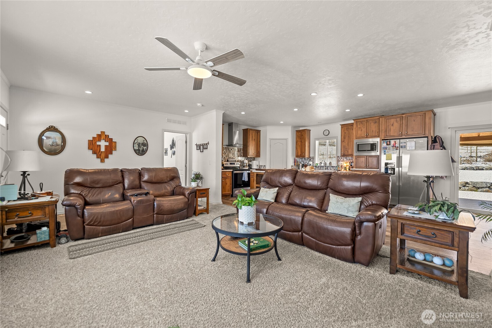 60 Alvarado Road Tonasket, WA 98855 - Photo 4 of 36 a living room with furniture and a large window