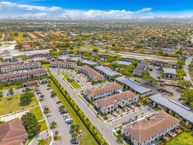 a view of city and mountain