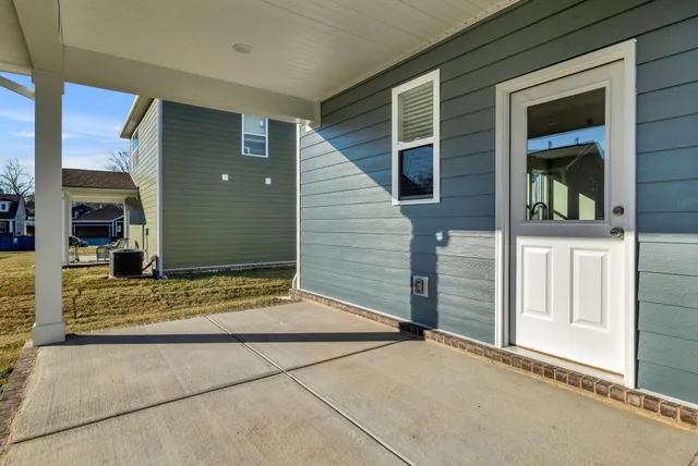 a view of front door