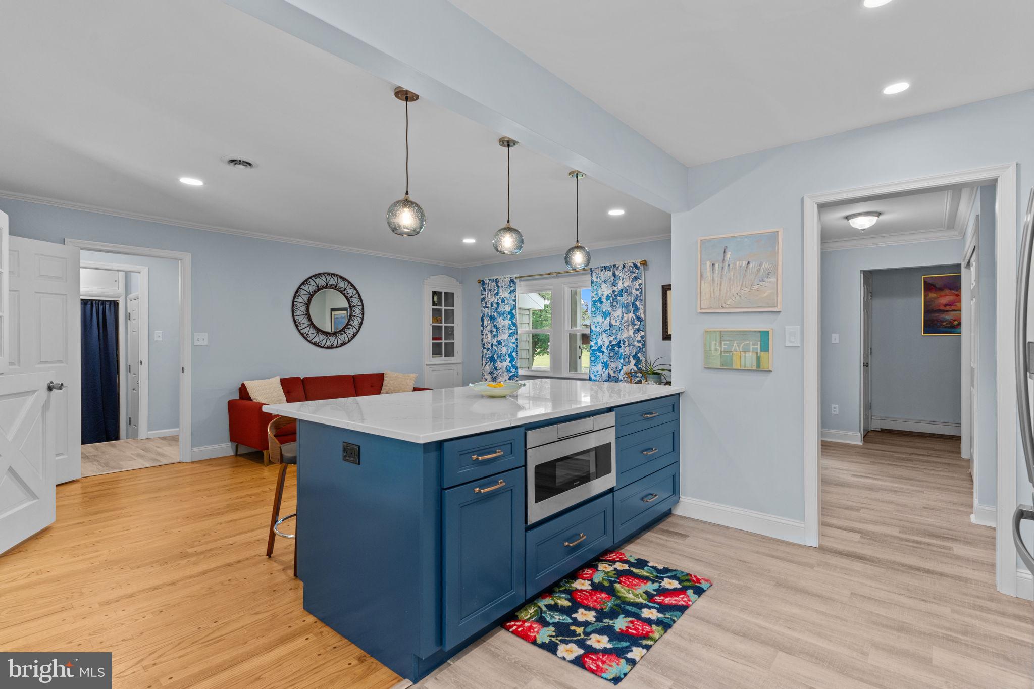 410 Island Road Columbus, NJ 08022 - Photo 21 of 43 a view of kitchen with stainless steel appliances granite countertop a stove and a wooden floors