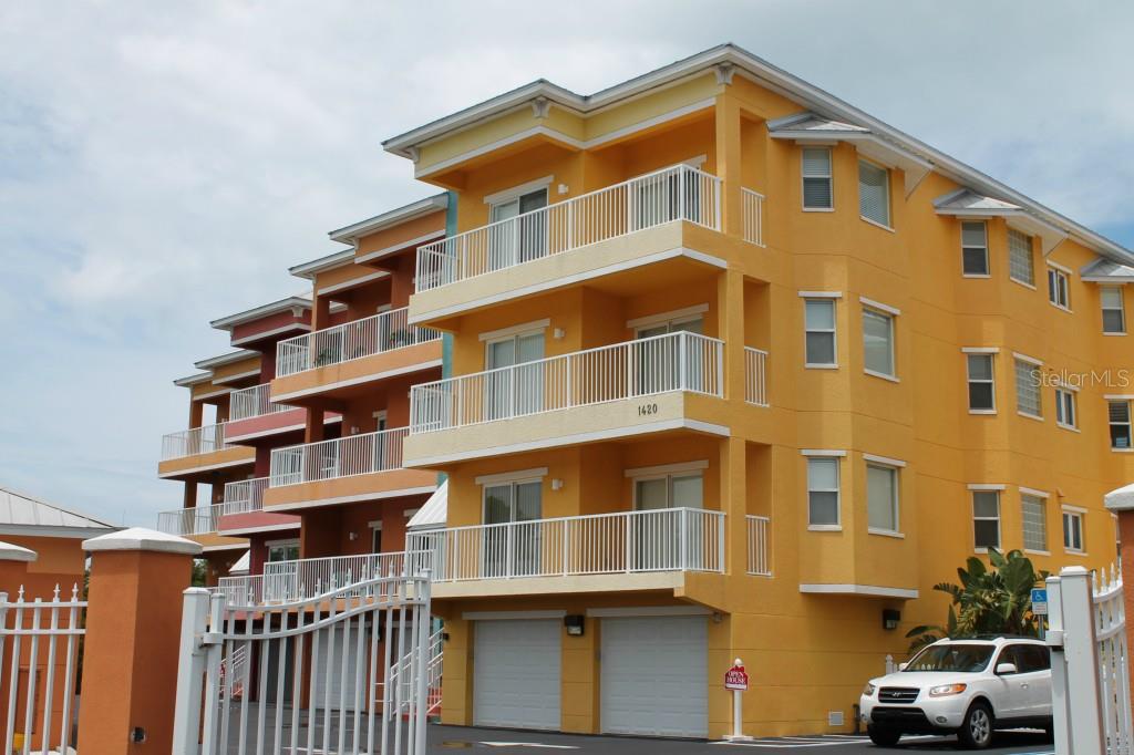 Front, street side of building. Unit on left side of building.