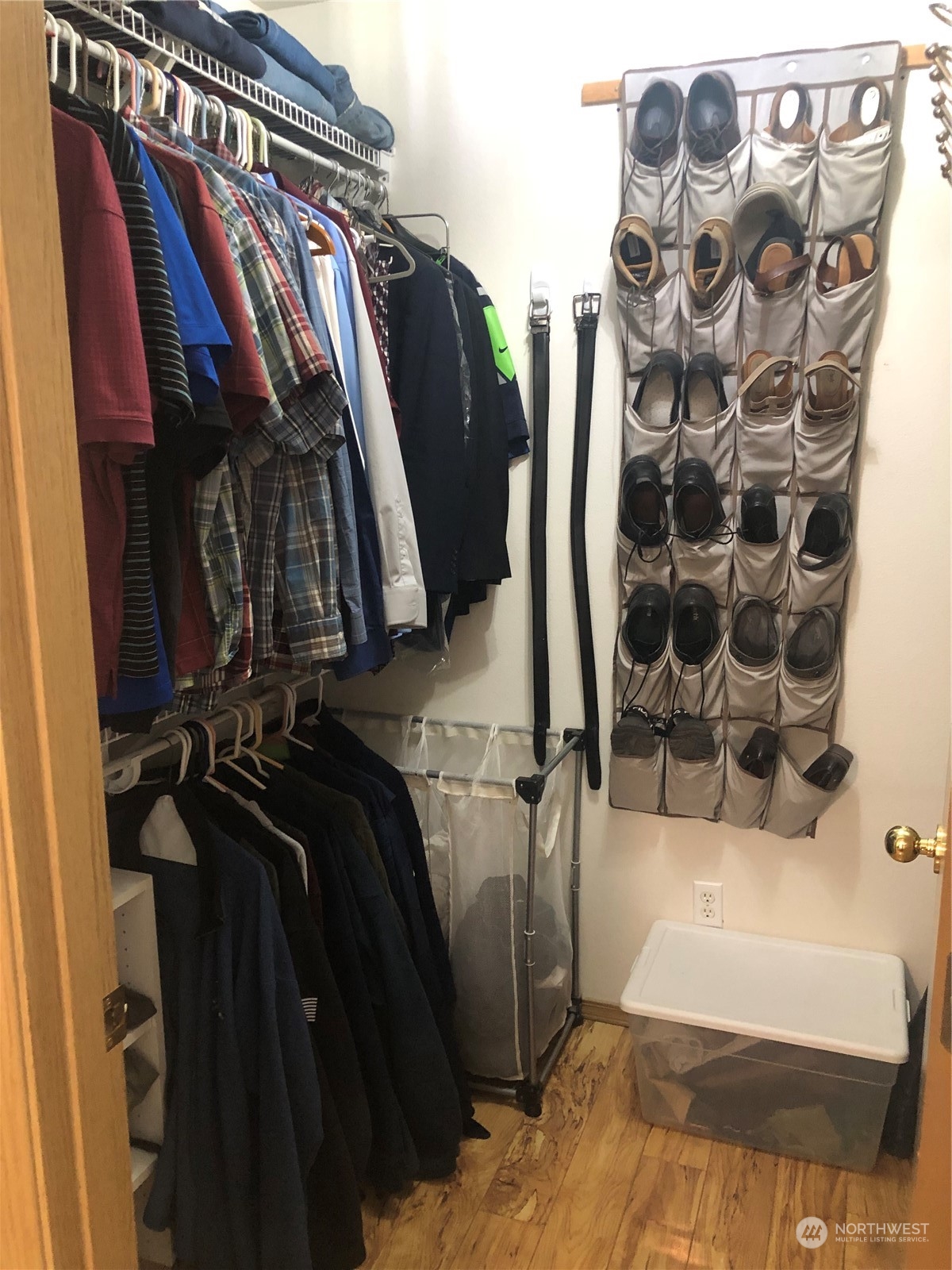 145 Pharr Road Riverside, WA 98849 - Photo 12 of 38 a view of walk in closet with clothes and shoes