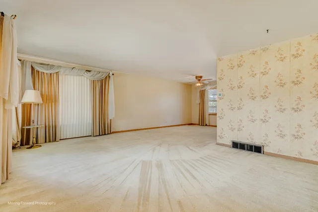 a view of an empty room