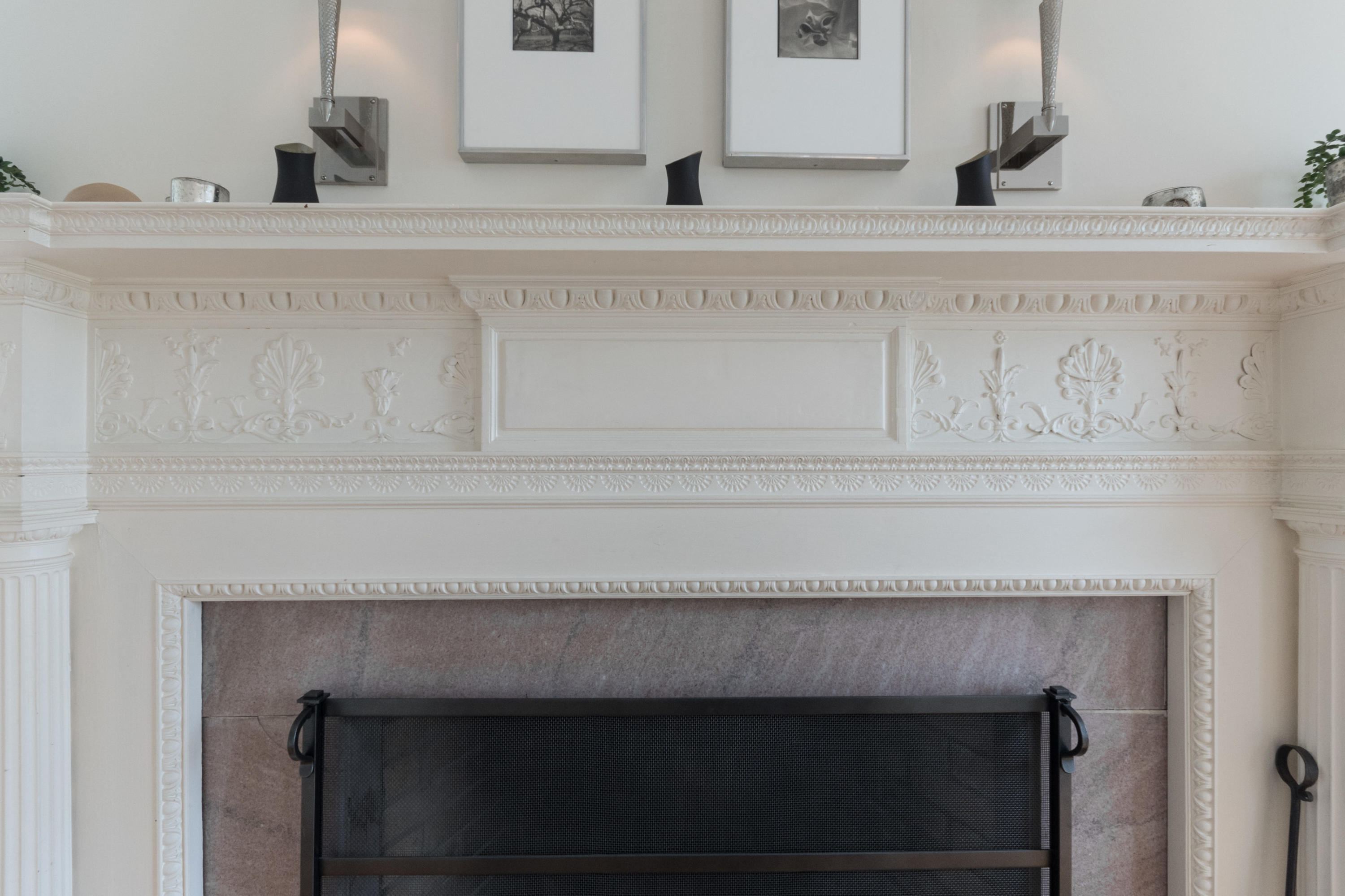 106 Long Neck Point Road Darien, CT 06820 - Photo 12 of 48 a close view of a fireplace
