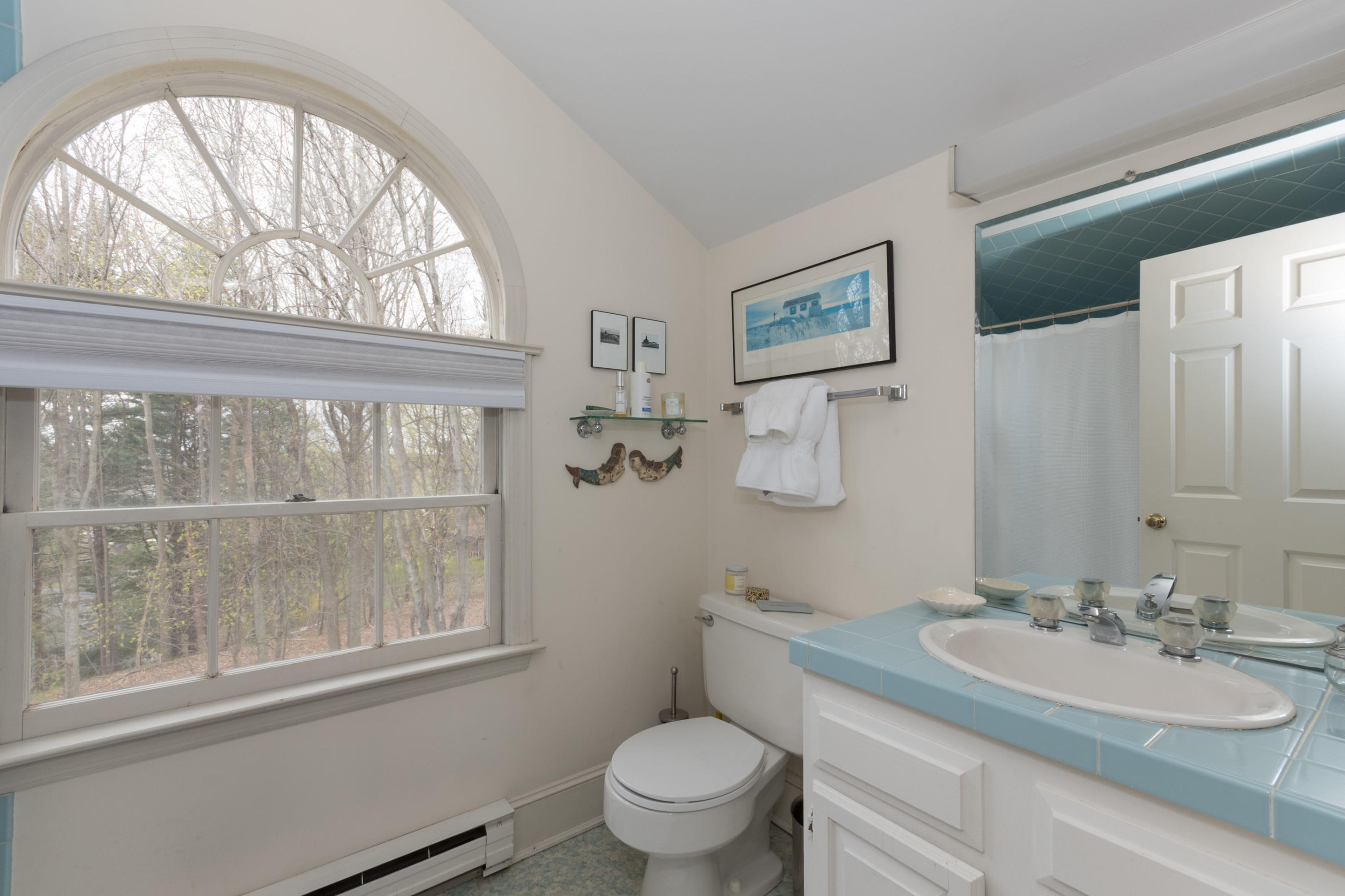 106 Long Neck Point Road Darien, CT 06820 - Photo 39 of 48 a bathroom with a sink toilet and a mirror