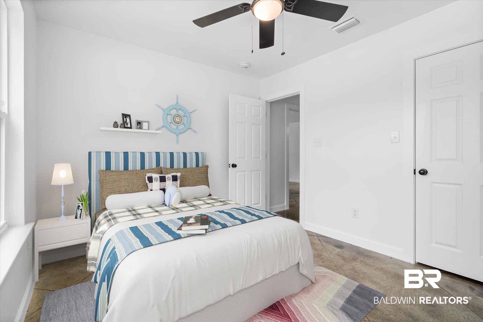 22035 7th Street Silverhill, AL 36576 - Photo 9 of 21 Bedroom with ceiling fan (staged)