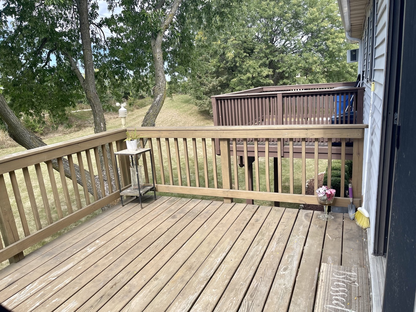 396 Echo Lane, Unit 3 Aurora, IL 60504 - Photo 18 of 20 a view of balcony with wooden floor