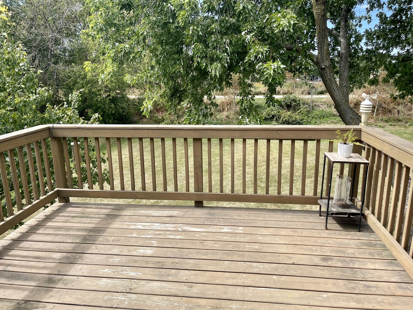 396 Echo Lane, Unit 3 Aurora, IL 60504 - Photo 19 of 20 a view of balcony with wooden floor
