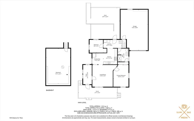 $107,000 | 1910 Adams Street, Tilton, IL 61833