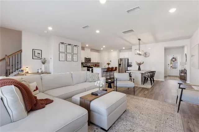 a view of an empty room