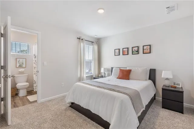a view of hallway with shower