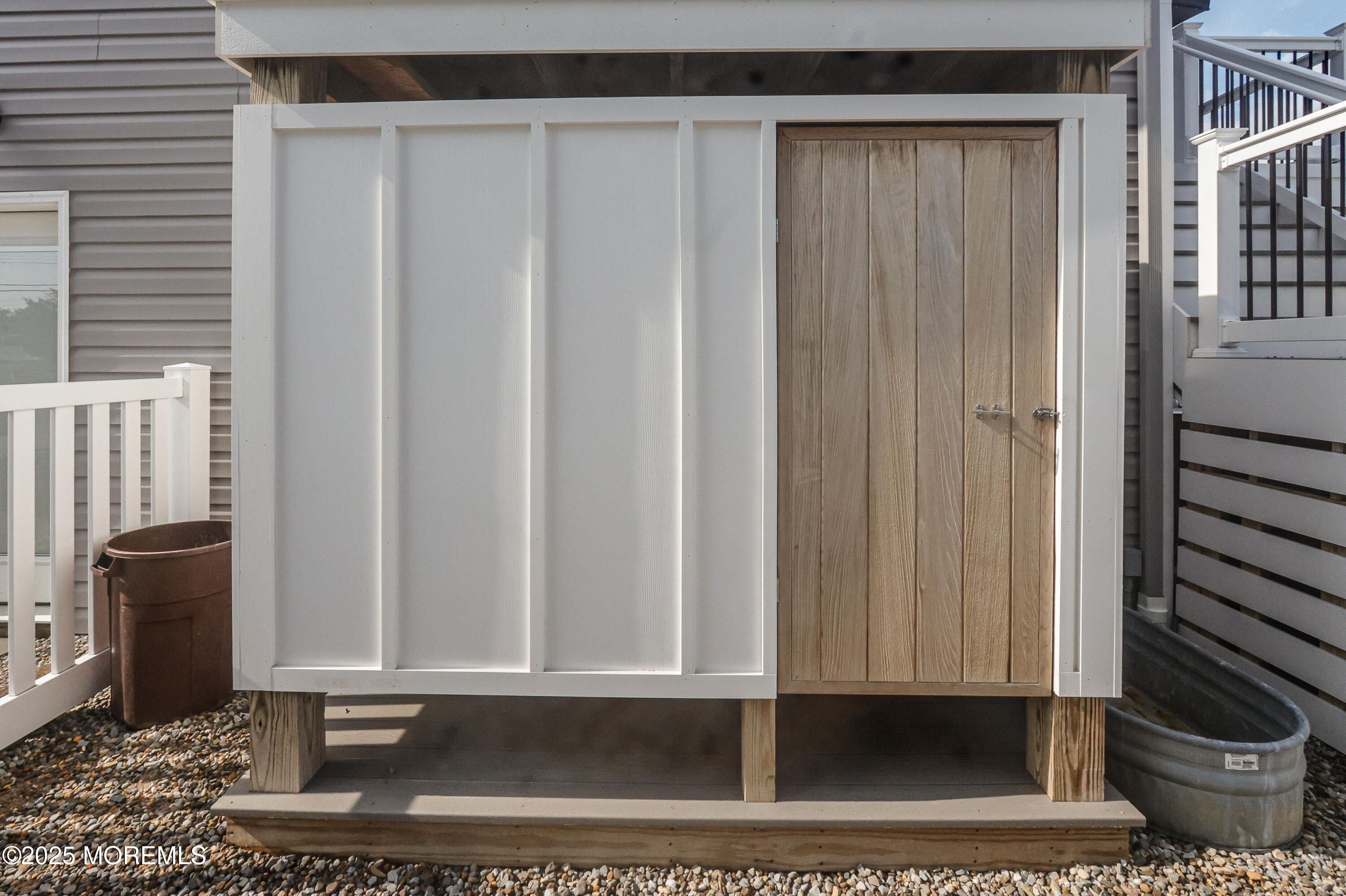 5 Sands Point Road Waretown, NJ 08758 - Photo 54 of 64 a view of a wooden door