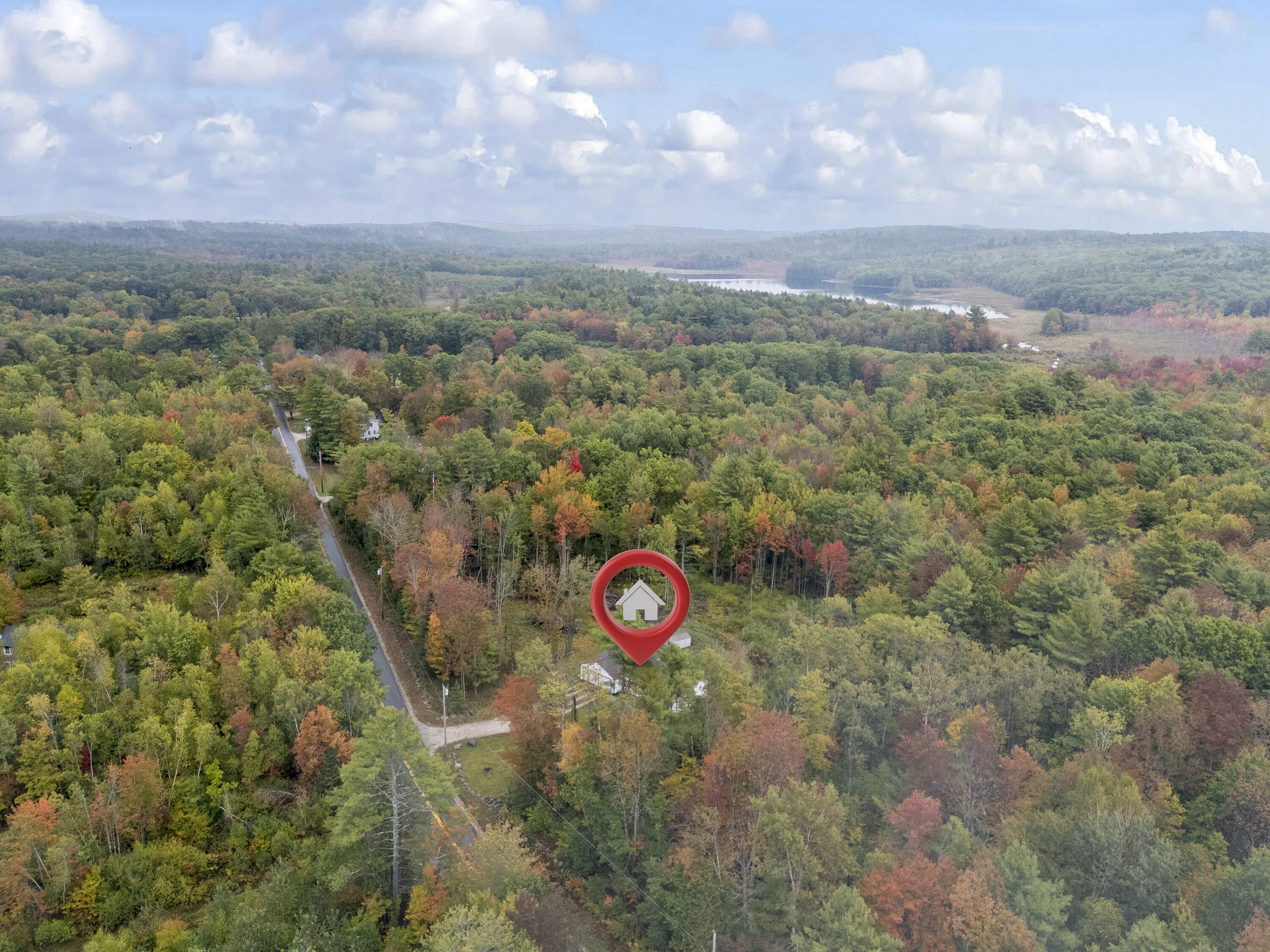201 Benson Road West Gardiner, ME 04345 - Photo 42 of 48 Aerial
