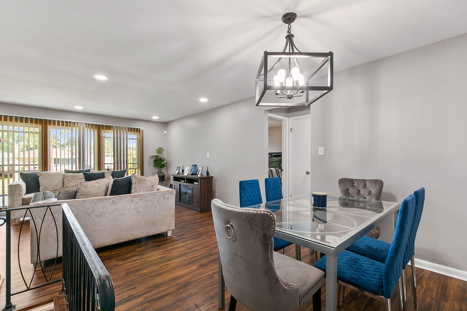 15221 Oak Street Dolton, IL 60419 - Photo 5 of 16 a view of a dining room with furniture window and outside view