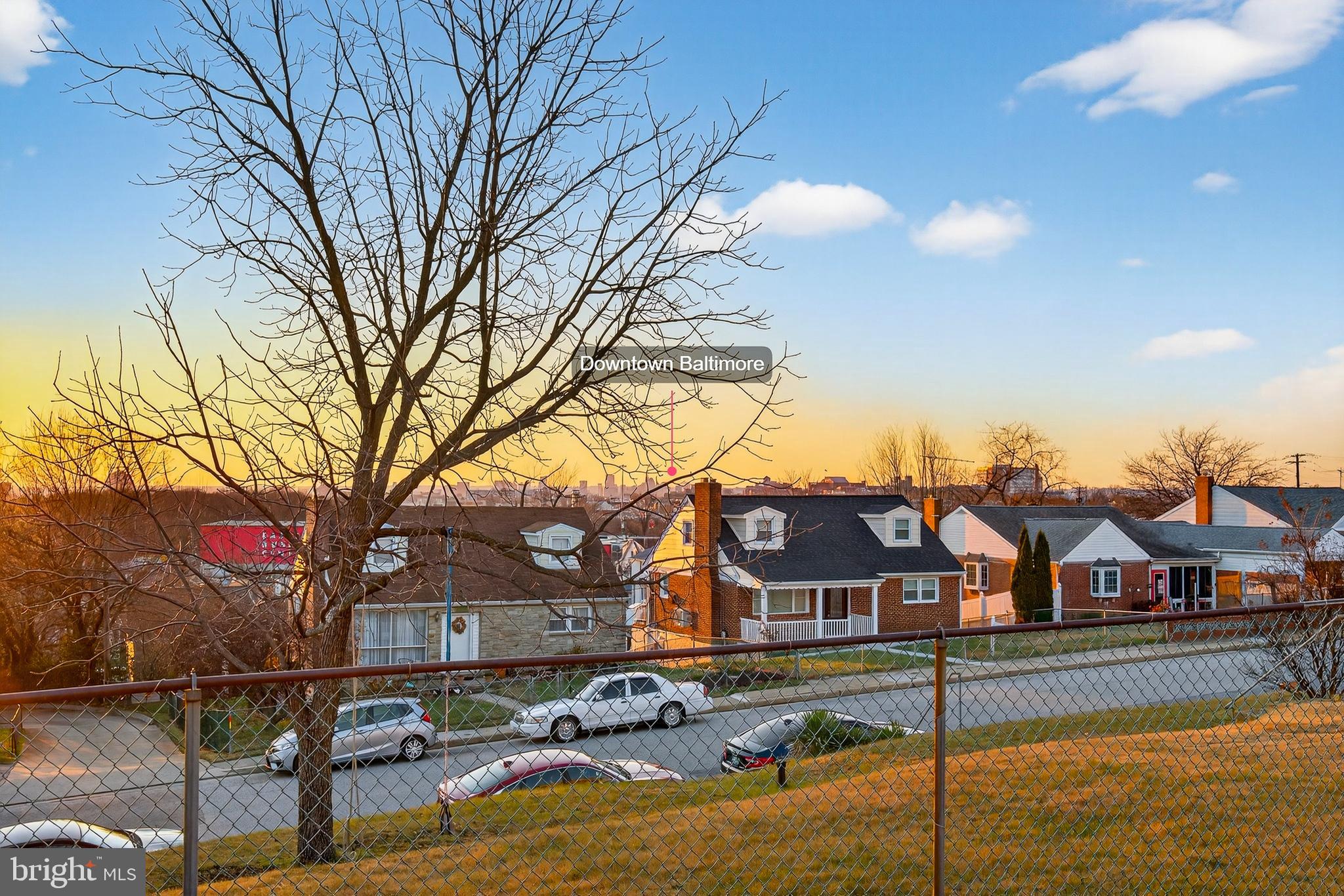 511 47th Street Baltimore, MD 21224 - Photo 6 of 44 a front view of a house with yard and large tree