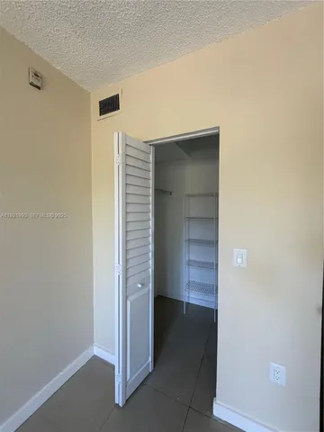 a view of closet area