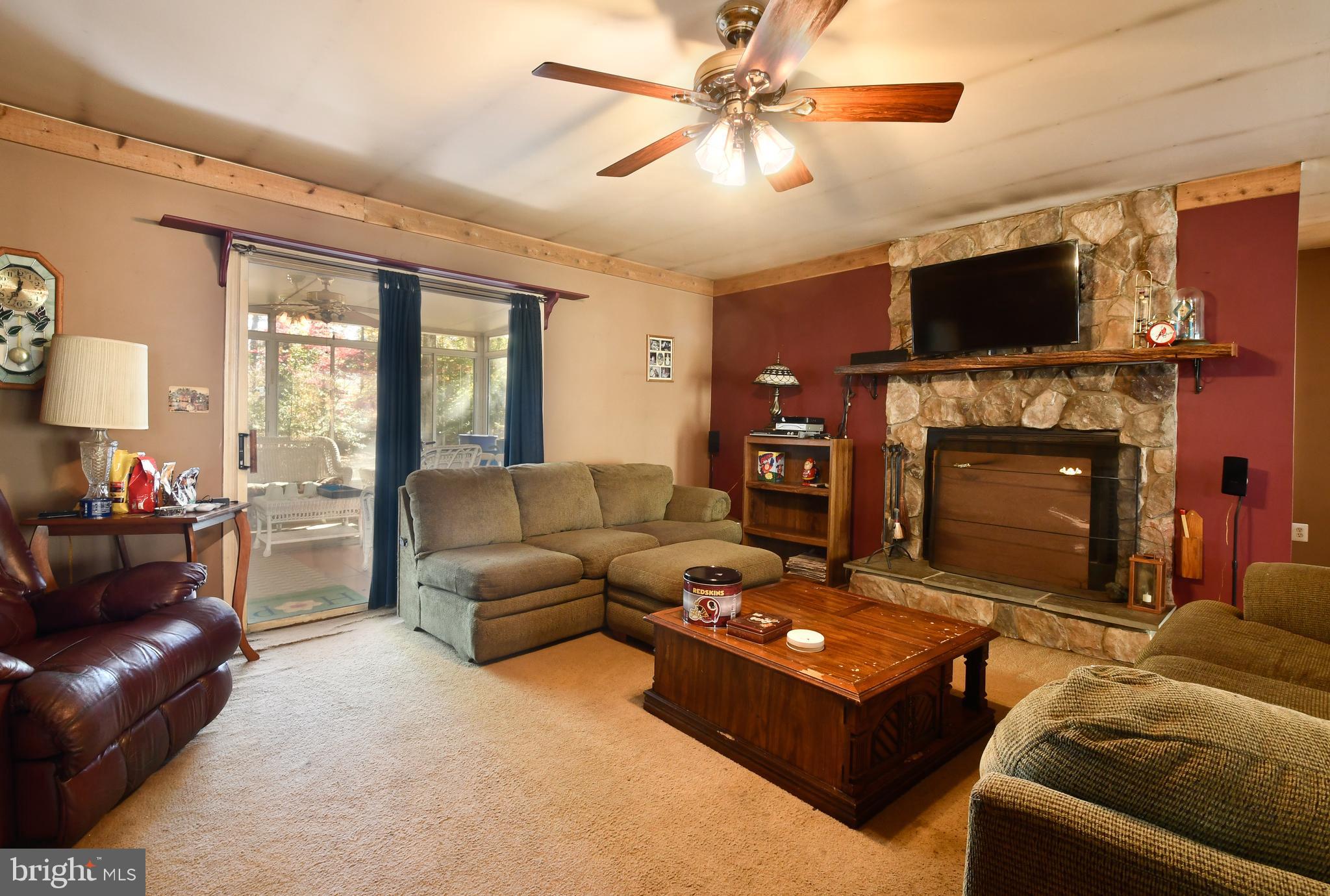 5911 Block House Road Partlow, VA 22534 - Photo 6 of 42 Full stone wood-burning fireplace!
