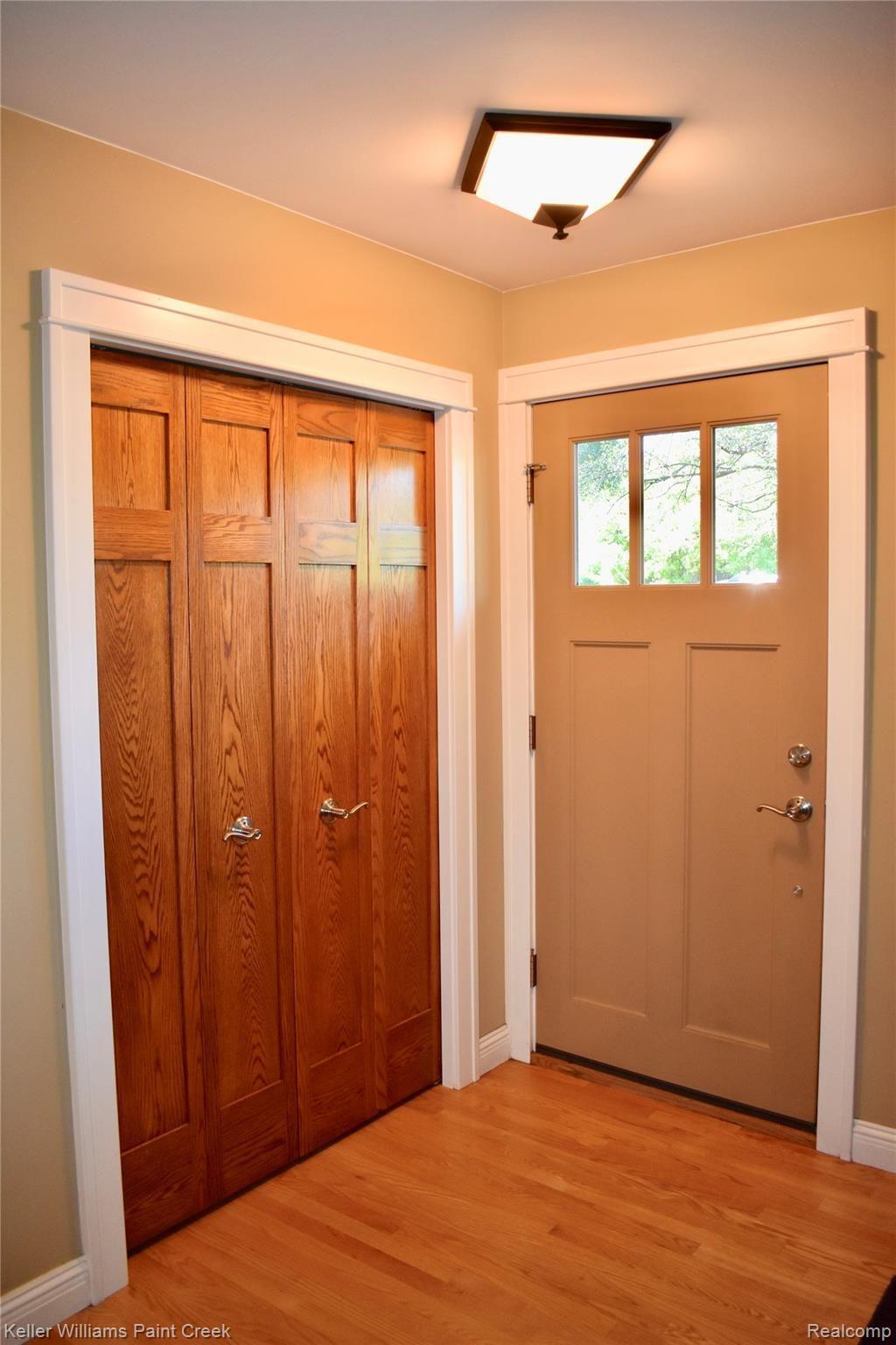 132 Brewster Road Rochester, MI 48309 - Photo 11 of 32 CHECKOUT THE LARGE "COAT" CLOSET IN THE FOYER. FOR "EASY CLEANING" THERE ARE WOOD FLOORS IN THE LIVING ROOM, BREAKFAST NOOK & 3 BEDROOMS