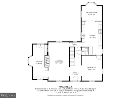 a picture of floor plan