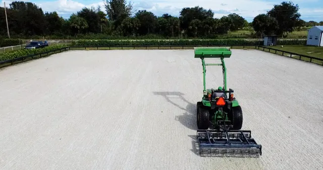 a view of a lake with a park