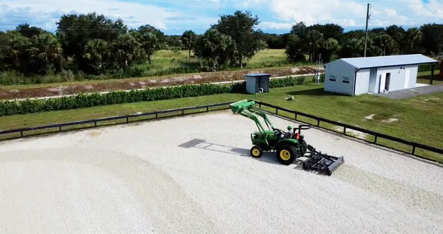 a view of a garden with an outdoor space