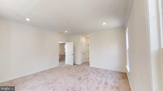 a view of a big room with a natural light