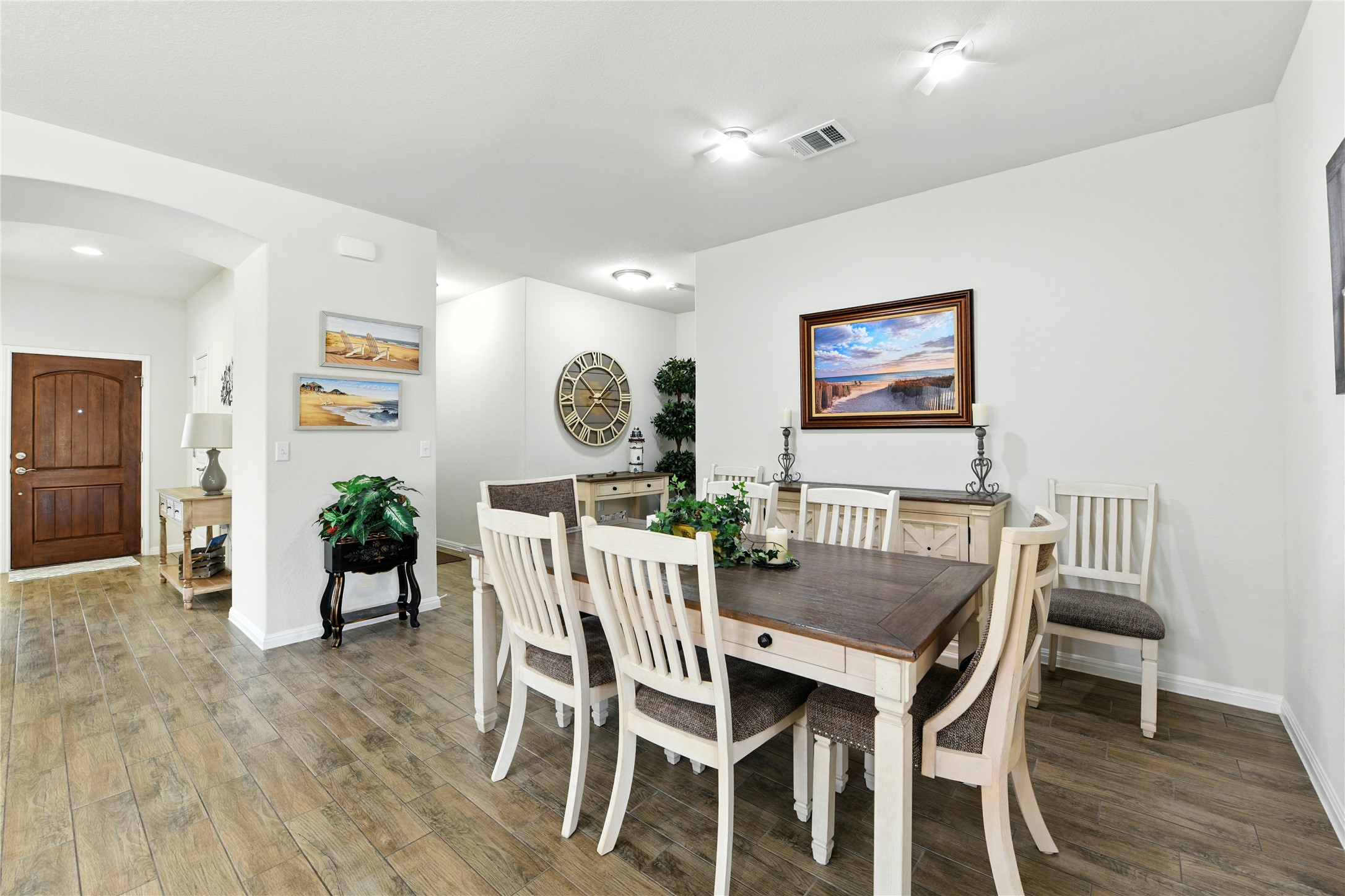 107 Calhoun Lane Georgetown, TX 78633 - Photo 12 of 36 Dining room looking towards the front door