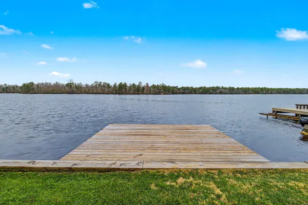a view of lake with outdoor space