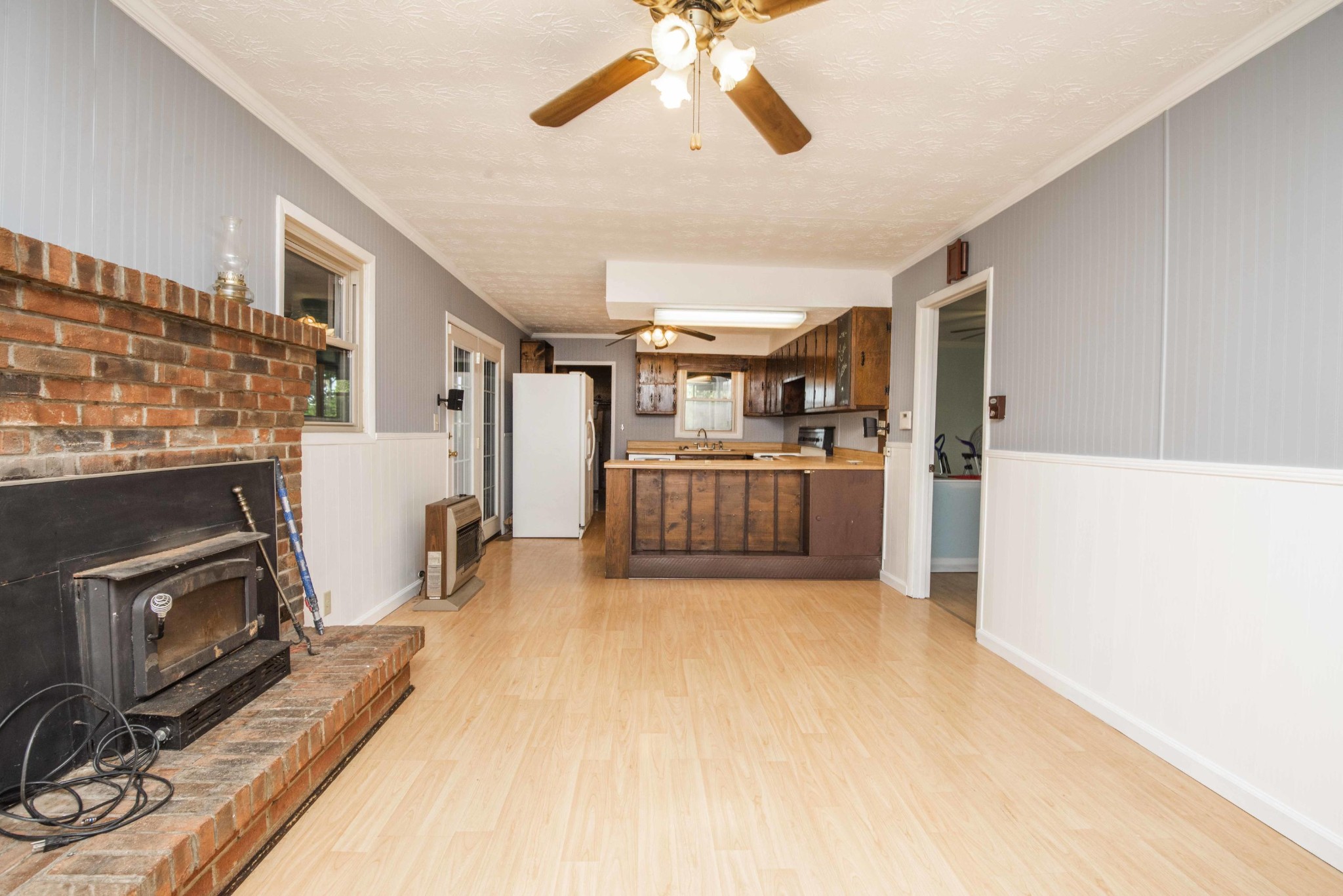 1455 Kiser Road Philadelphia, TN 37846 - Photo 12 of 40 a view of a kitchen with fridge and workspace