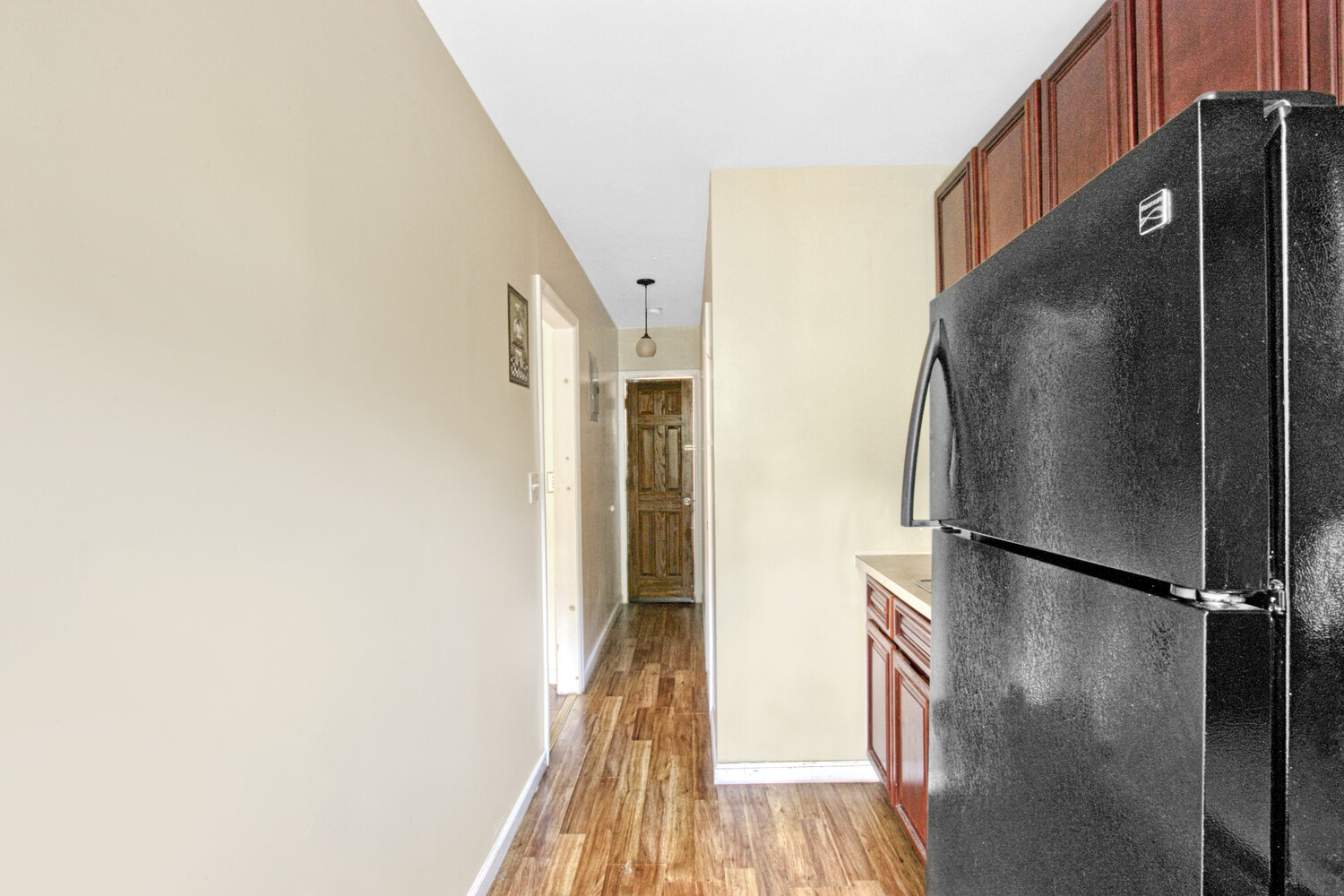 614 St Johns Place Brooklyn, NY 11238 - Photo 16 of 34 a view of hallway with wooden floor