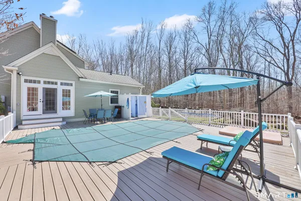 a outdoor view with a sitting space