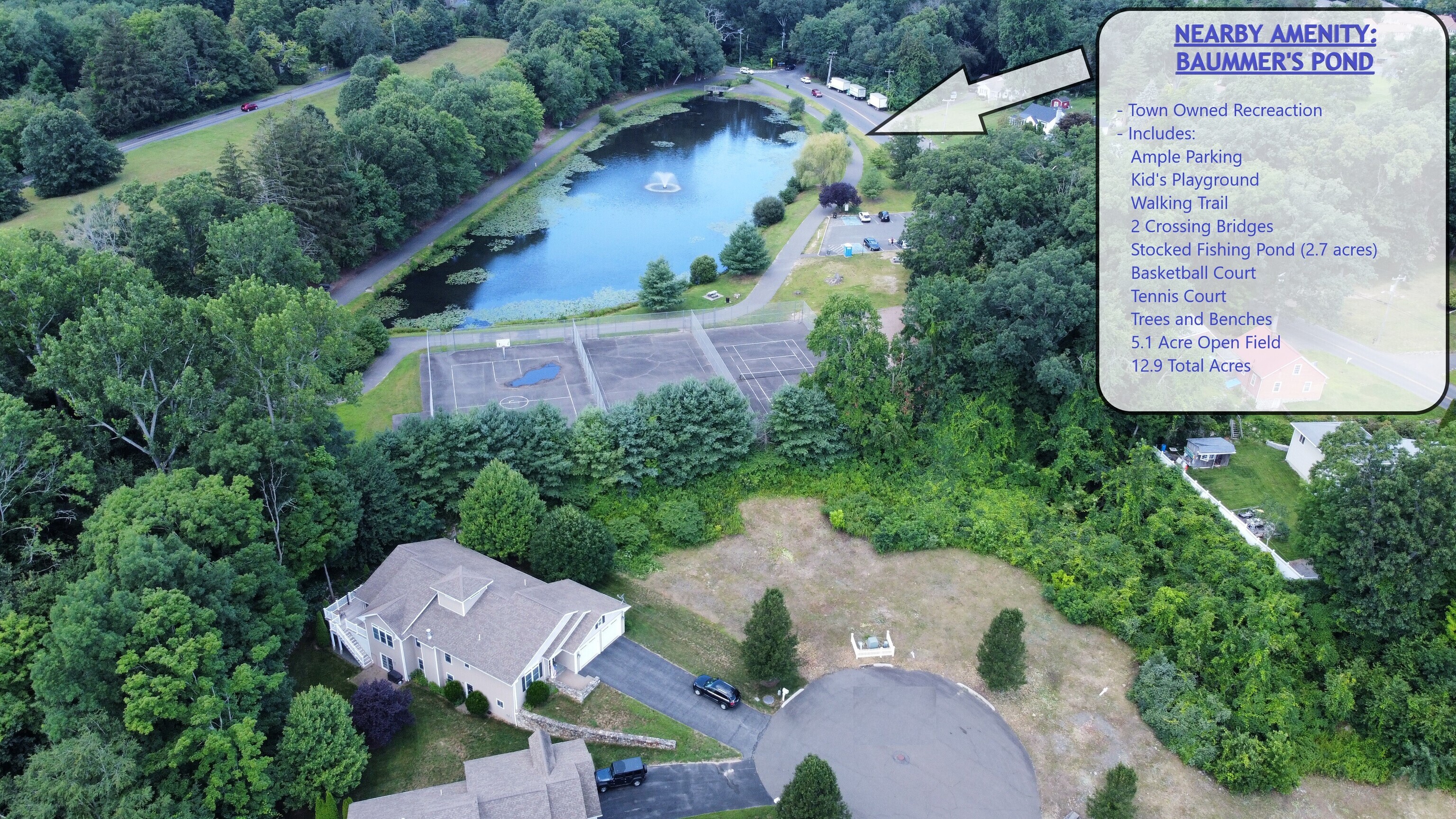 0 Silver Ridge Lane Naugatuck, CT 06770 - Photo 2 of 26 an aerial view of a house garden space and street view