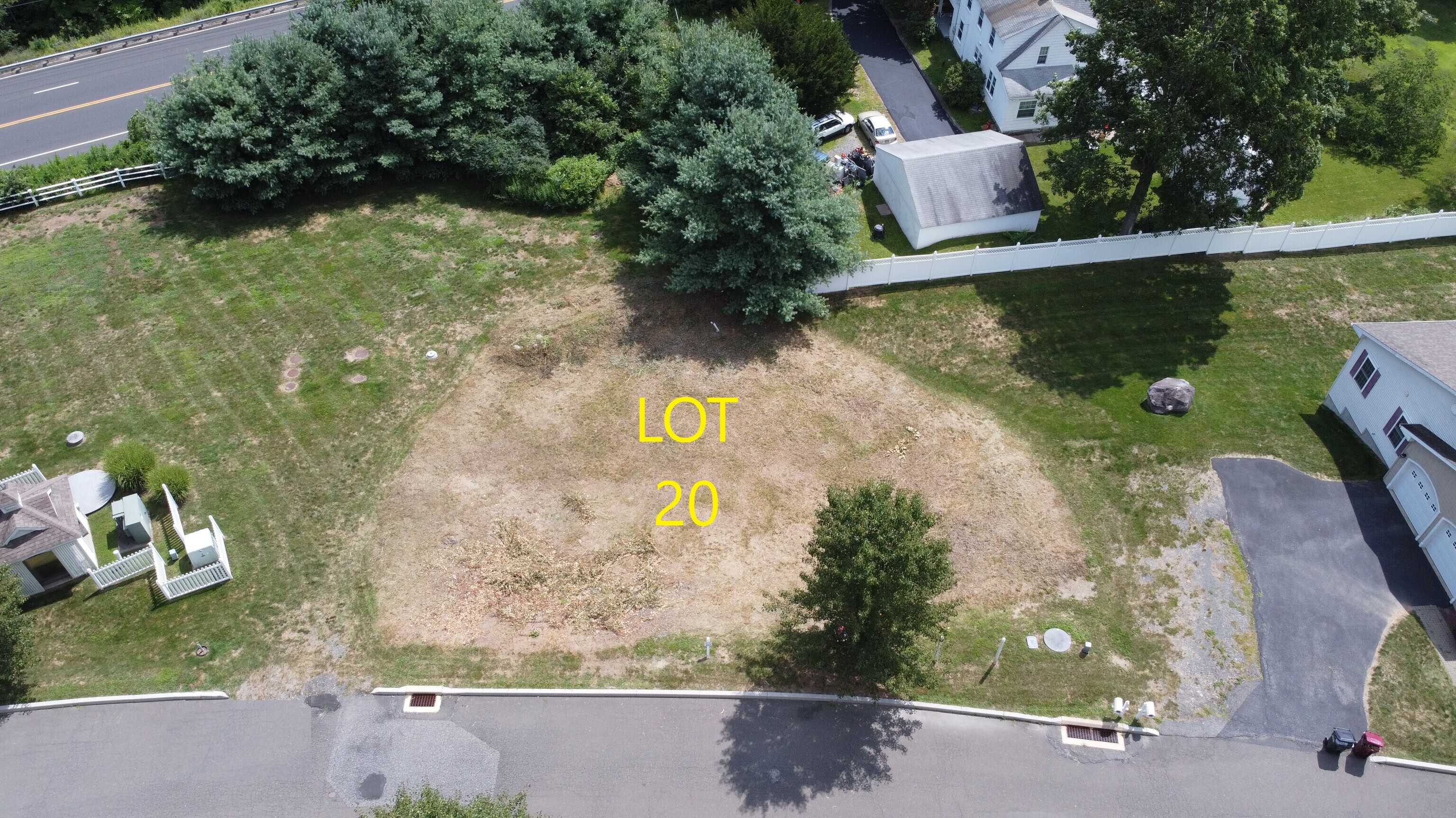 0 Silver Ridge Lane Naugatuck, CT 06770 - Photo 26 of 26 an aerial view of a house with a yard and lake view