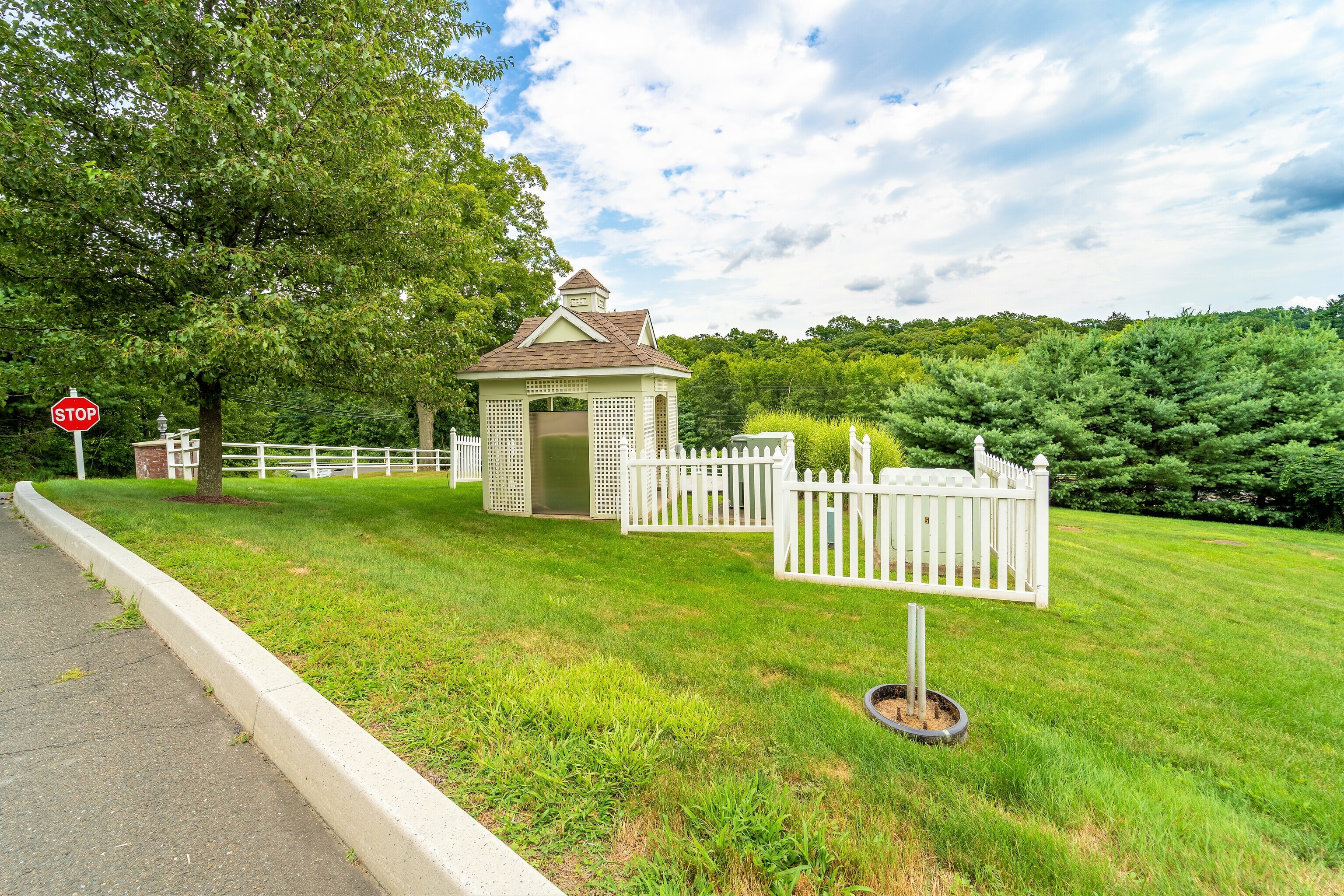 0 Silver Ridge Lane Naugatuck, CT 06770 - Photo 3 of 26 a view of a house with a yard and fence