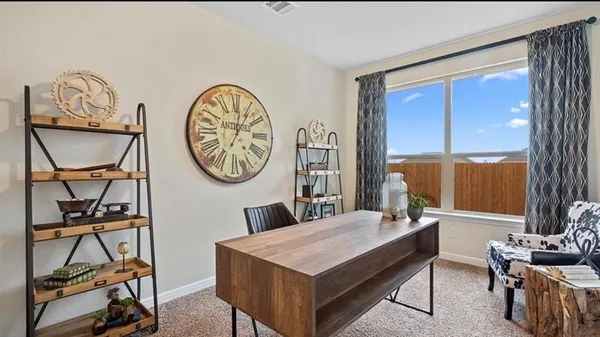 a living room with furniture with wooden floor