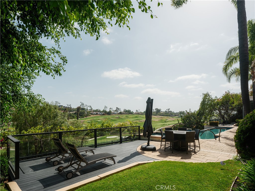 7150 St Andrews Road Rancho Santa Fe, CA 92067 - Photo 28 of 34 Pool area over-looking golf course