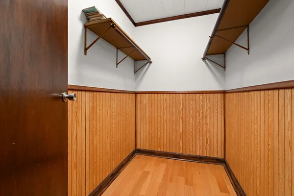a view of walk in closet