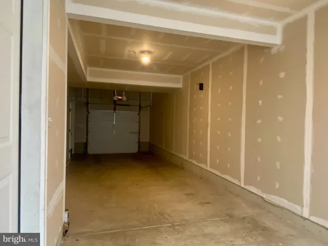 a view of hallway with shower