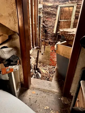 a view of water heater room