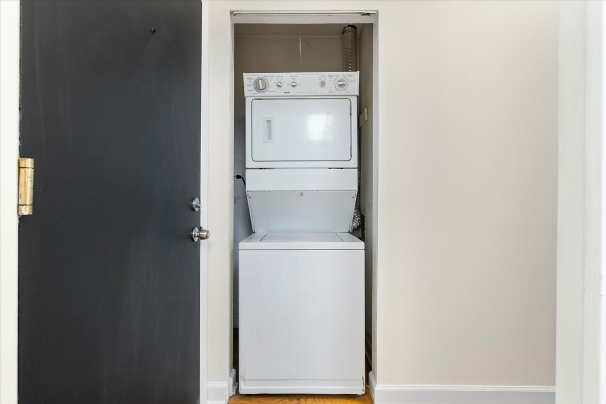 2001 West Ohio Street, Unit 1N Chicago, IL 60612 - Photo 13 of 13 a utility room with a washer and dryer
