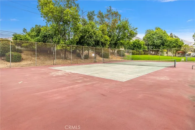 a view of a tennis court