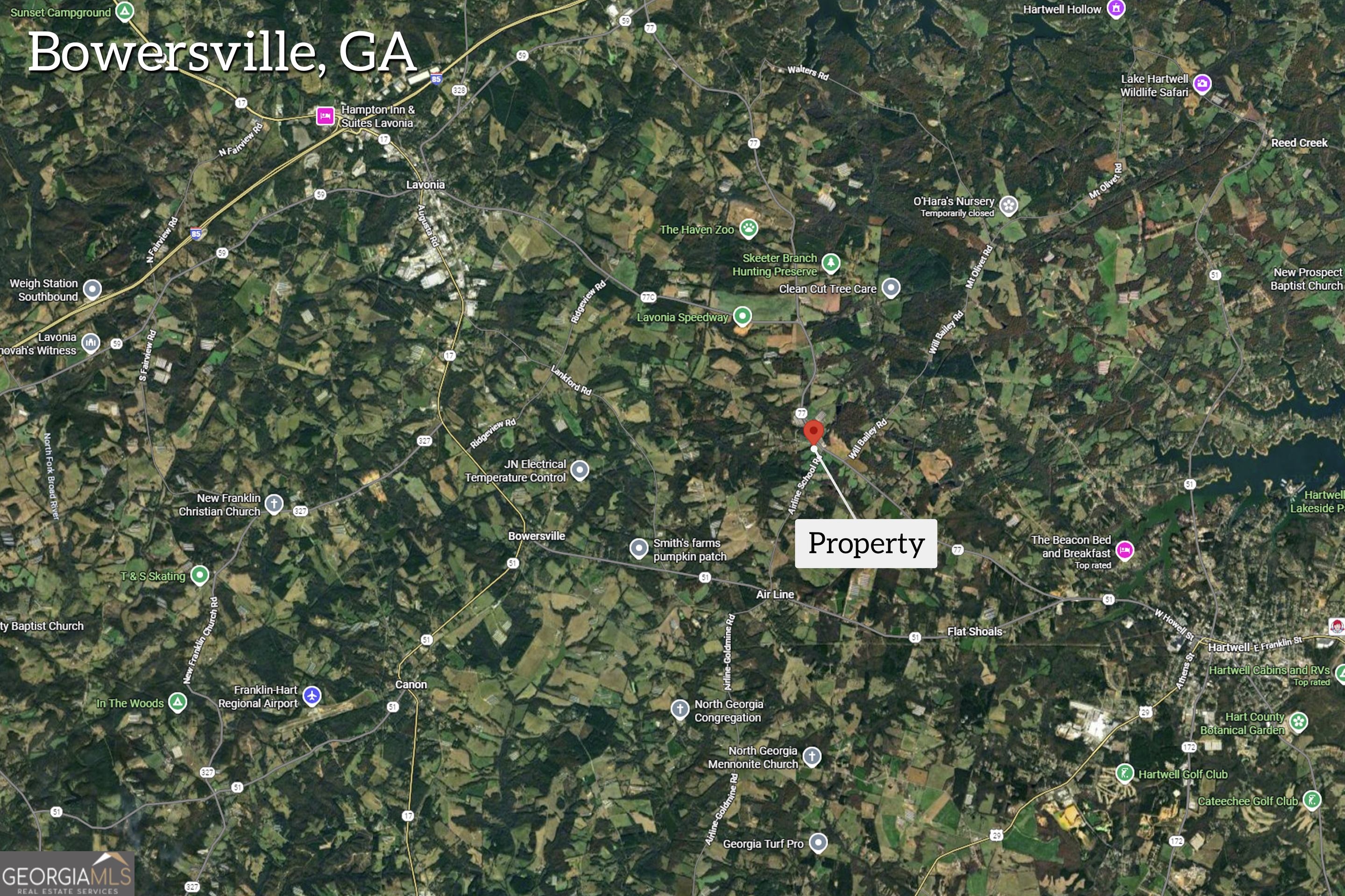 0 Airline School Road, Unit TRACT 7 Bowersville, GA 30516 - Photo 10 of 37 a sign that is sitting in front of a tree