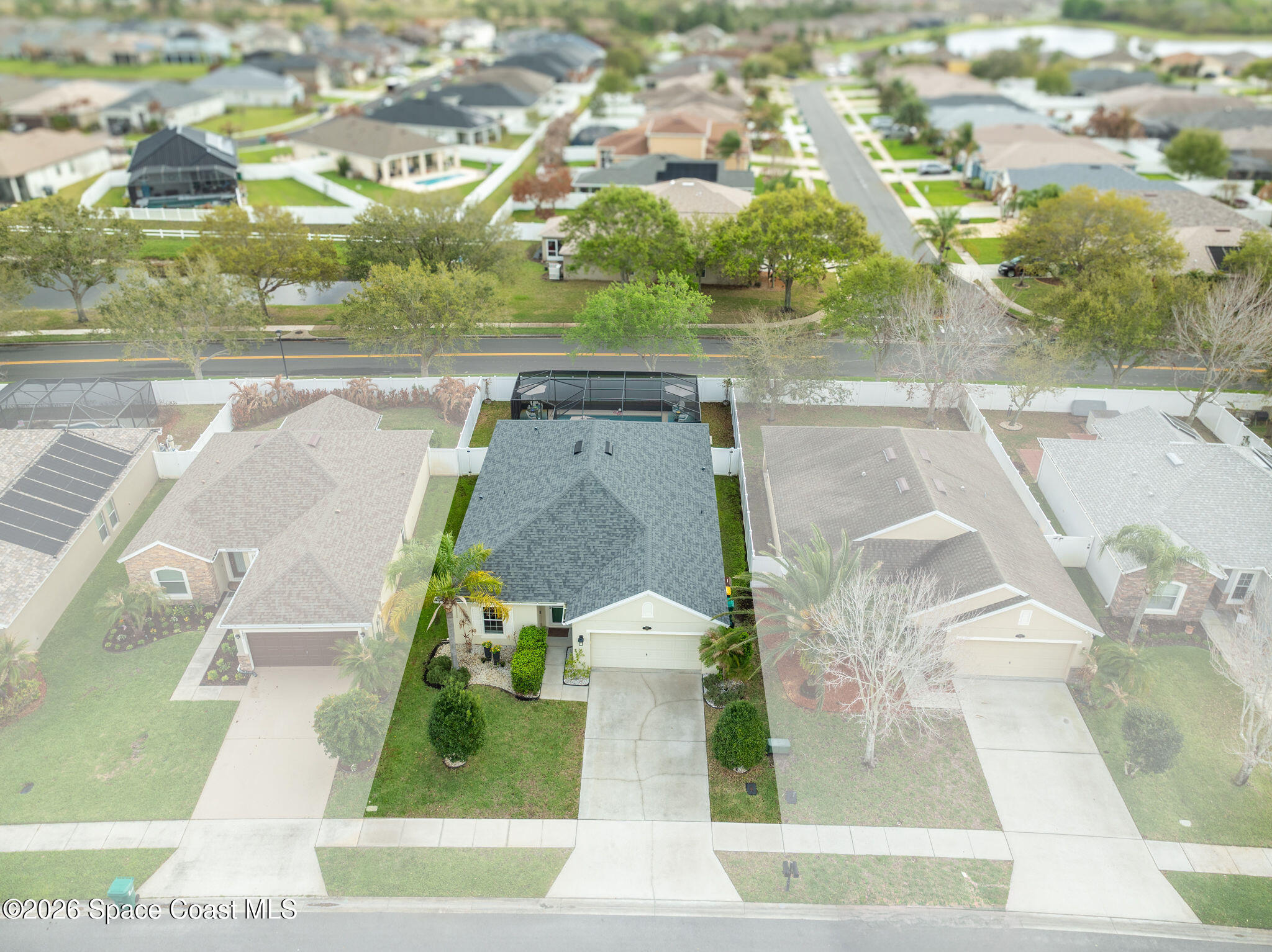 3911 Joslin Way Melbourne, FL 32904 - Photo 56 of 63 an aerial view of a house