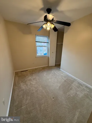 a view of empty room with a window