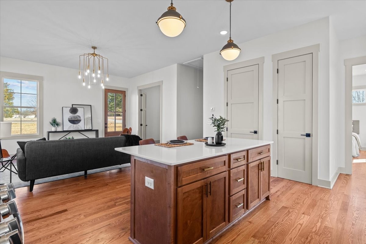 795 Jason Chapel Road Dickson, TN 37055 - Photo 16 of 35 a kitchen with sink and wooden floor