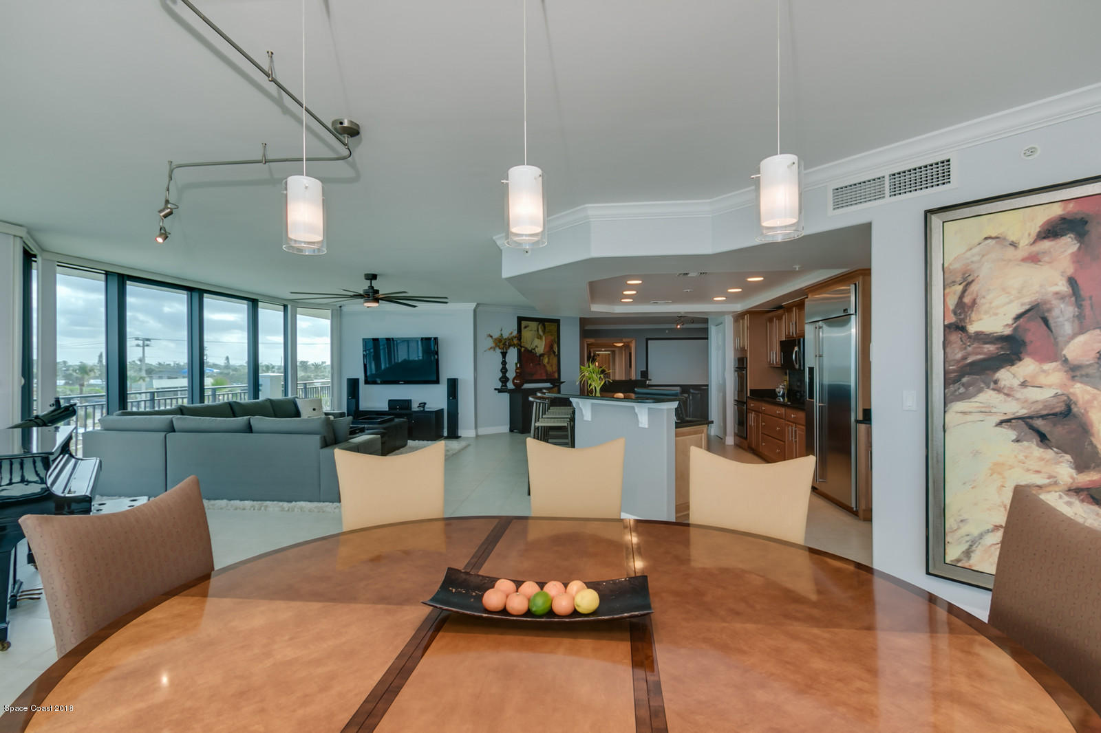 1323 Florida A1A, Unit 302 Satellite Beach, FL 32937 - Photo 17 of 38 27-Living Area-Kitchen