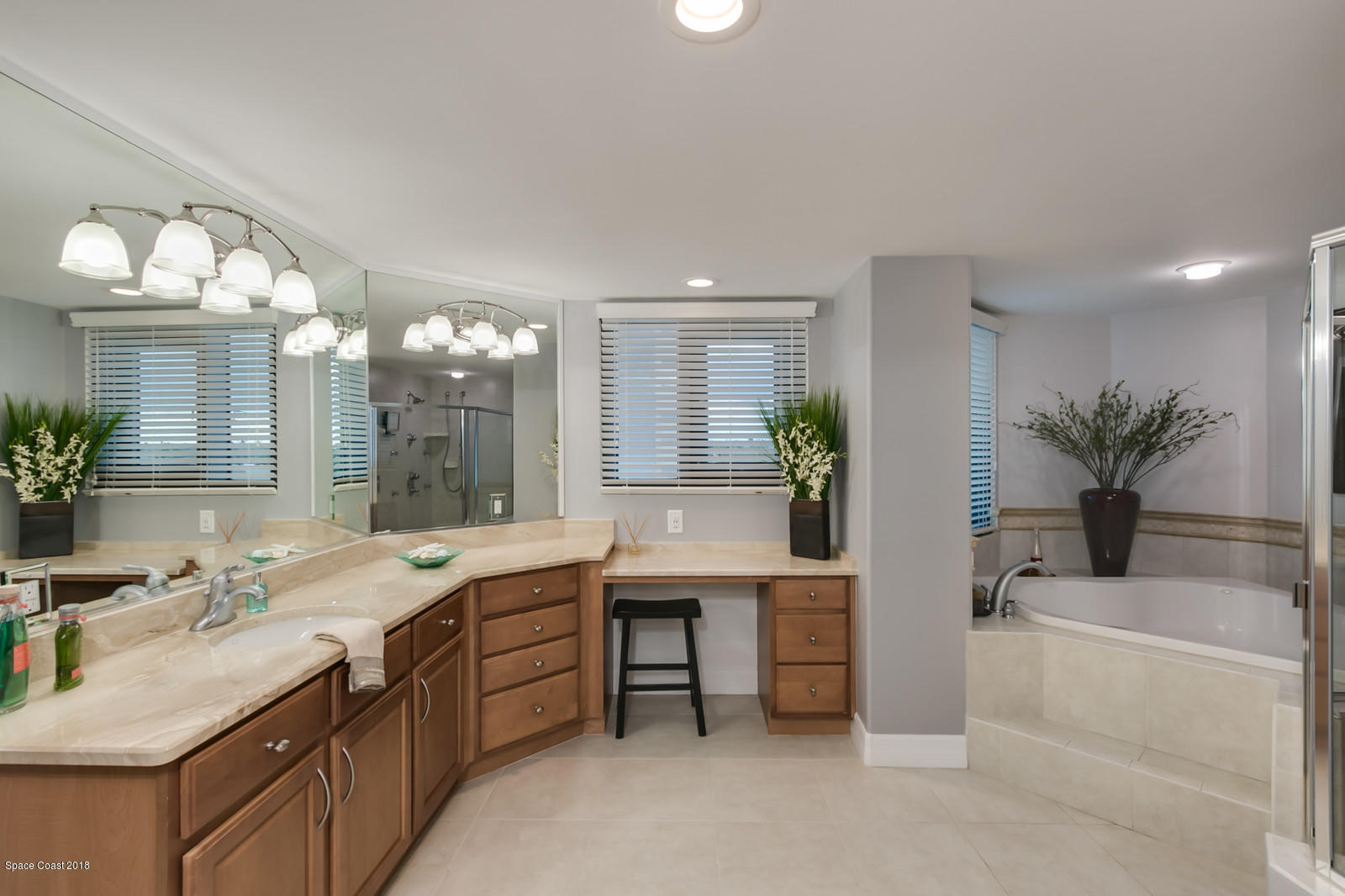 1323 Florida A1A, Unit 302 Satellite Beach, FL 32937 - Photo 24 of 38 33-Master Bath