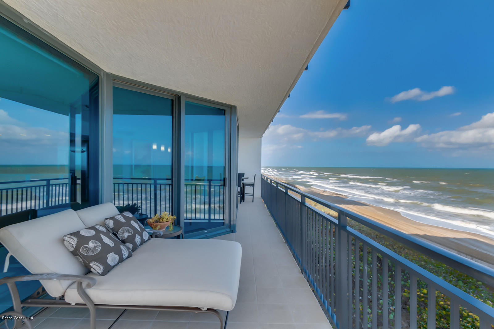 1323 Florida A1A, Unit 302 Satellite Beach, FL 32937 - Photo 34 of 38 91-Balcony Facing North