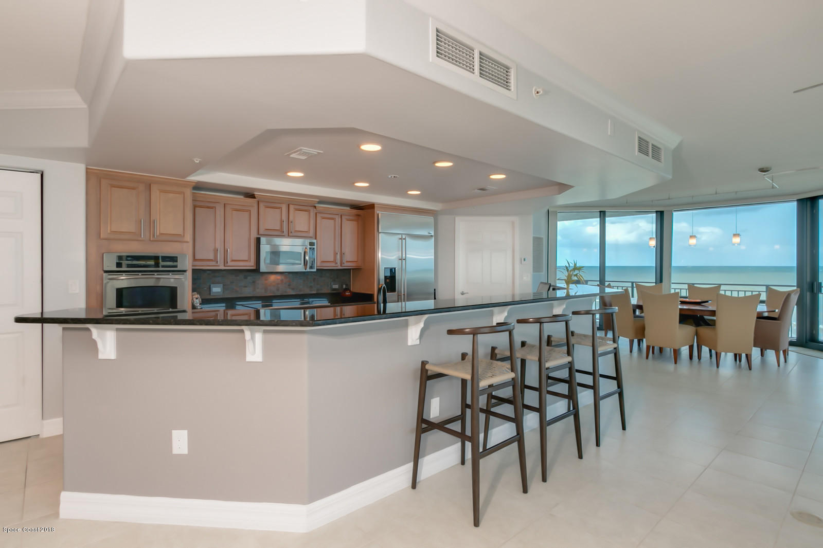 1323 Florida A1A, Unit 302 Satellite Beach, FL 32937 - Photo 10 of 38 20-LivingArea-Kitchen-