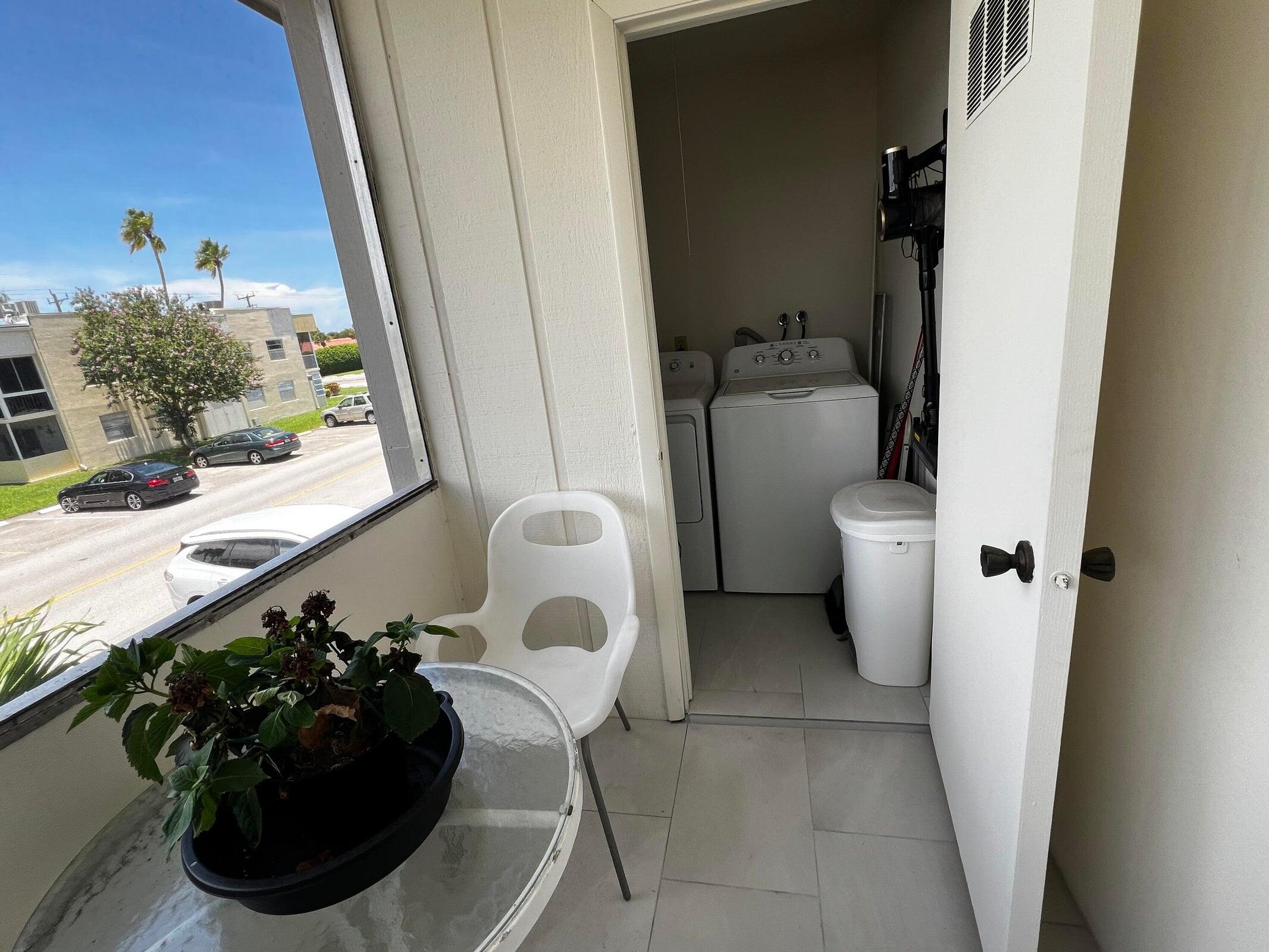 185 Normandy Lane, Unit D Delray Beach, FL 33484 - Photo 11 of 62 185 Normandy D- Newer Laundry